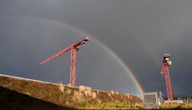 Regenbogen im Bau