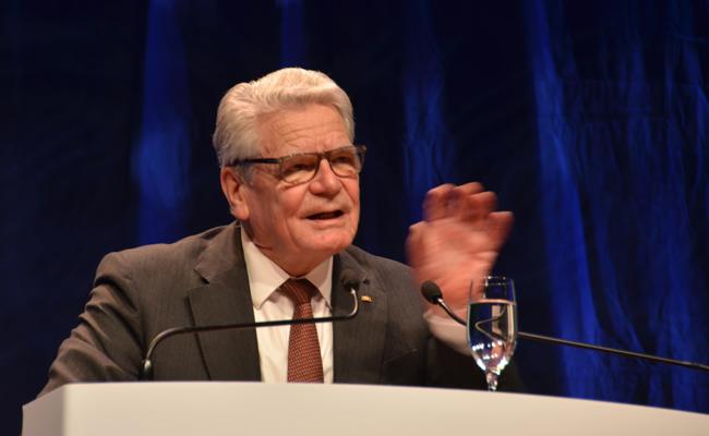 Joachim Gauck wiederholt sich eindringlich