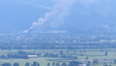 Schon wieder brennt es in einem Recyclingcenter, diesmal in Götzis