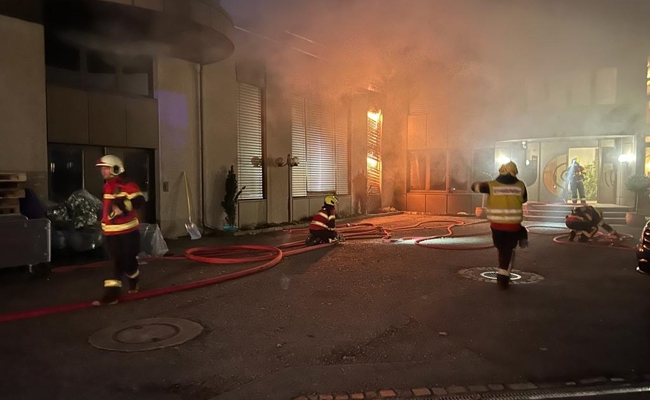 Grossbrand in Diepoldsau: Feuer in Stickerei an der Blumenstrasse