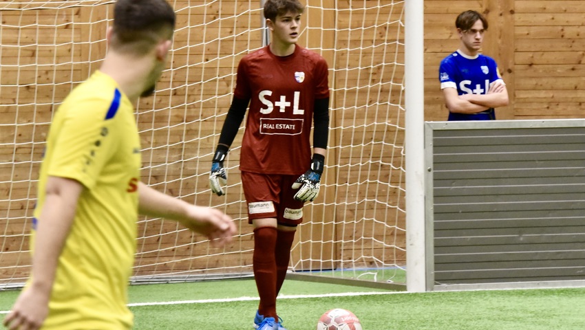 Erzielte als Goalie ein Tor – und kassierte ein Goaliegoal: Widnaus Leo Hetzel. Erzielte als Goalie ein Tor – und kassierte ein Goaliegoal: Widnaus Leo Hetzel.