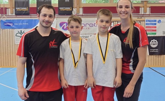 Am Schaffhauser Jugendcup vier Top-Ten-Ränge erturnt