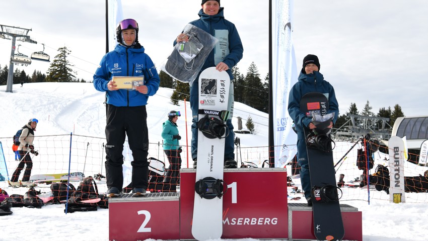Zuoberst auf dem Podest: Phil Olschewski durfte mit seinem Auftritt sehr zufrieden sein.