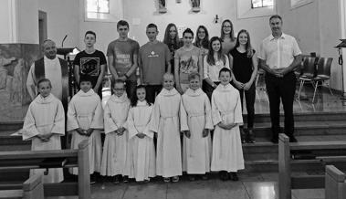 Abschied und Aufnahme von Ministranten 