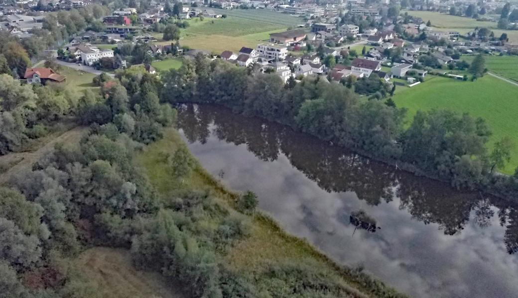 Im nördlichen Teil des Moosangers soll der Pegel des Wasserspiegels des ehemaligen Lehmlochs mit einem Abflusswerk regelbar werden. Das ist für die Bewirtschaftung und Pflege der Streuwiesen wichtig. 