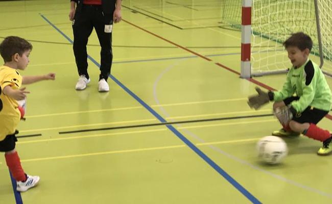 Klausturnier ist auch Schnupperfussball für Kids 