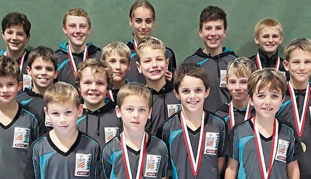 Der Oberrieter Ringernachwuchs präsentierte sich von seiner besten Seite.