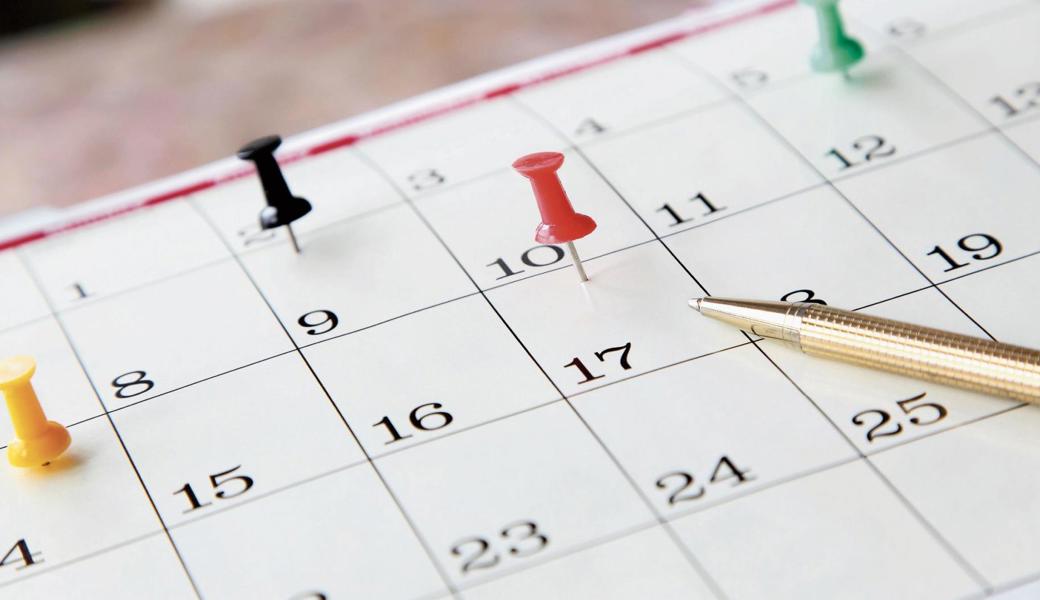 Nicht jeder möchte im September 2018 festlegen, welches Wochenende im November 2019 frei sein soll. 