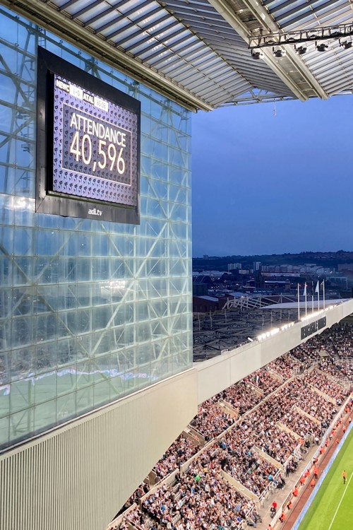 Newcastle United trägt seine Heimspiele im weltbekannten St.James’ Park aus.