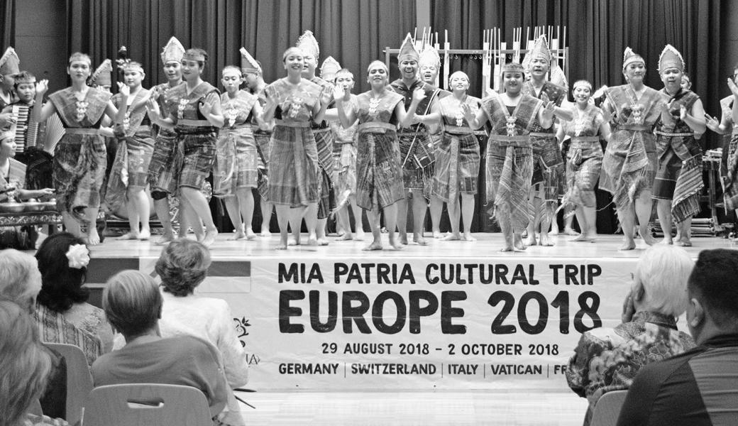 Der Chor Mia Patria war Gast im «Chunrat – Haus der Musik». Bild: pd