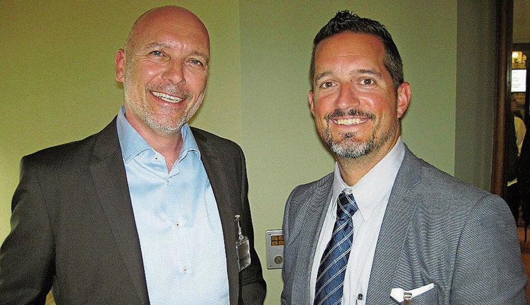 Remo Maurer (l.) übernimmt das Präsidium der Rechtspflegekommission. Sandro Hess (r.) gehört neu der Kommission ebenfalls an. 