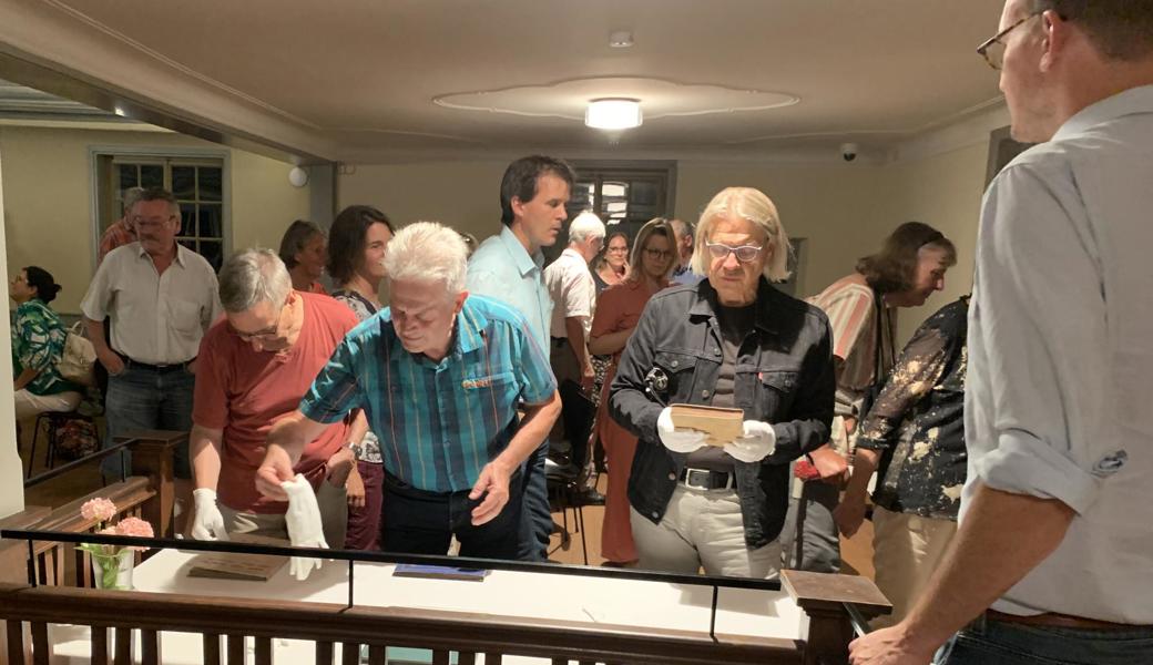 An der Eröffnung konnten besondere Werke begutachtet werden.