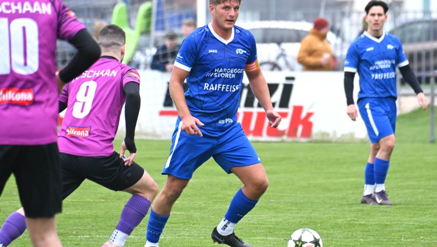 Rüthi (mit Captain Sven Städler) hat in der Rückrunde schon fünf Punkte geholt.