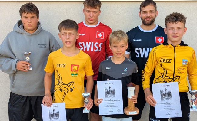 Alle fünf Starter des RLZ Rheintal holten in Wiesental Edelmetall