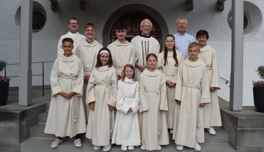 Ministrantenaufnahme und -verabschiedung in Montlingen