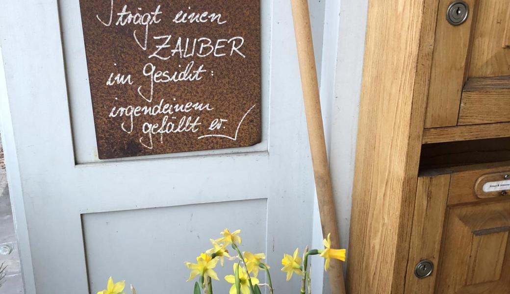 In der Pension fühlte die Tante sich wohl.