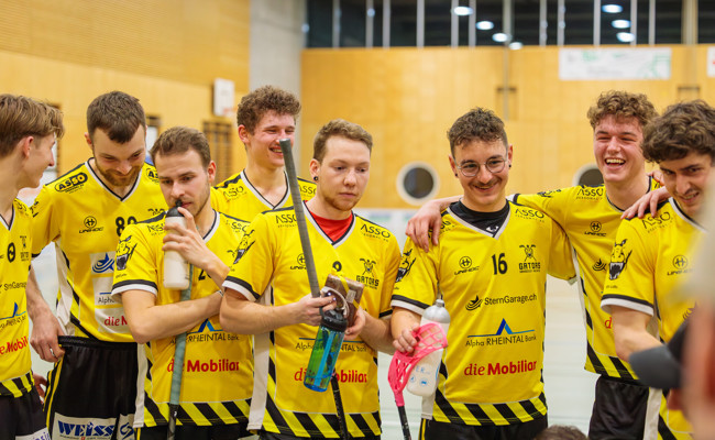 Die Rheintal Gators zittern sich beim 6:4-Heimsieg gegen die Glattal Falcons zum Ligaerhalt