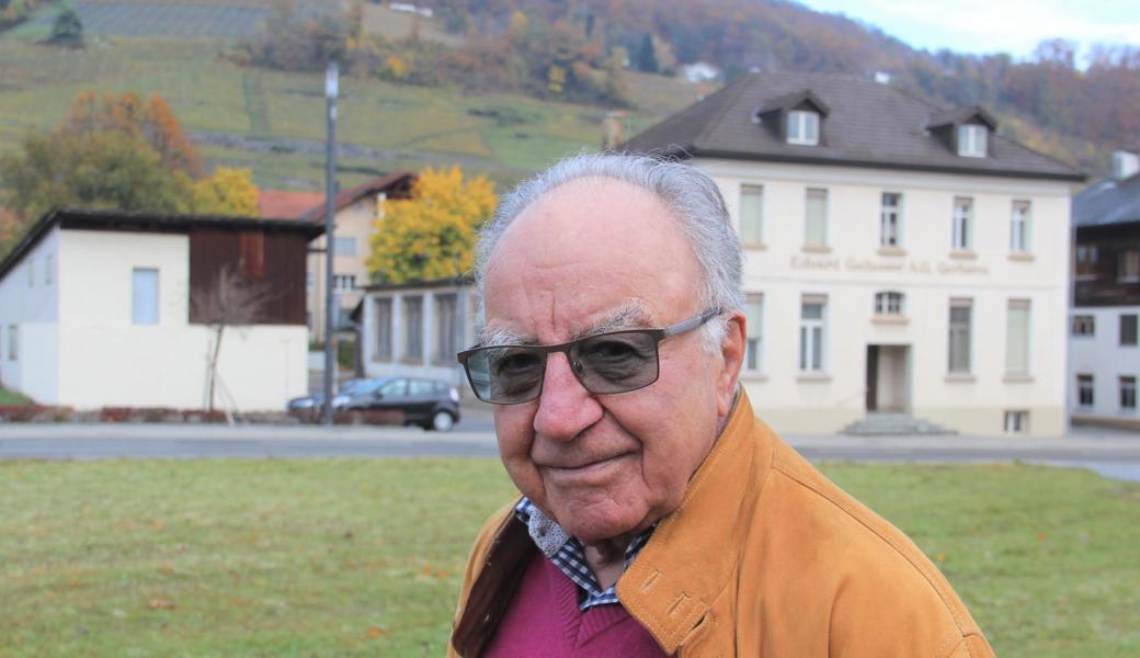 Klaus Gallusser hat bis aufs Bürogebäude im Hintergrund alle Häuser auf dem weitläufigen Gerbeareal erneuert. Nun soll das Bürogebäude renoviert und um Loftwohnungen erweitert werden.