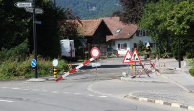 Durchfahrt nach Altstätten gesperrt