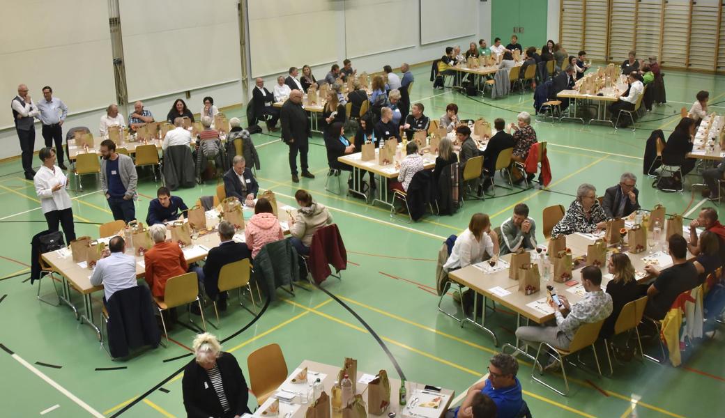 Die Stimmung im Marbacher Festsaal war fröhlich.