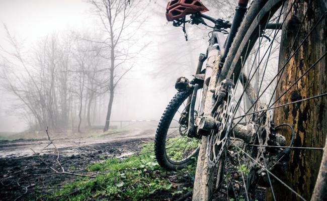 Fehlt der Schnee -  ab aufs Bike