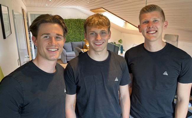 Drei Freunde, ein Start-up: Zu dritt geben sie Vollgas