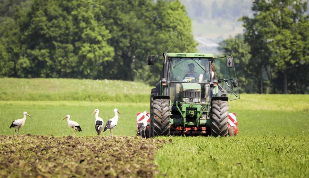 Bis die Landwirte wieder mit ihren Traktoren auf die Felder können, sind ein paar trockene Tage nötig. 