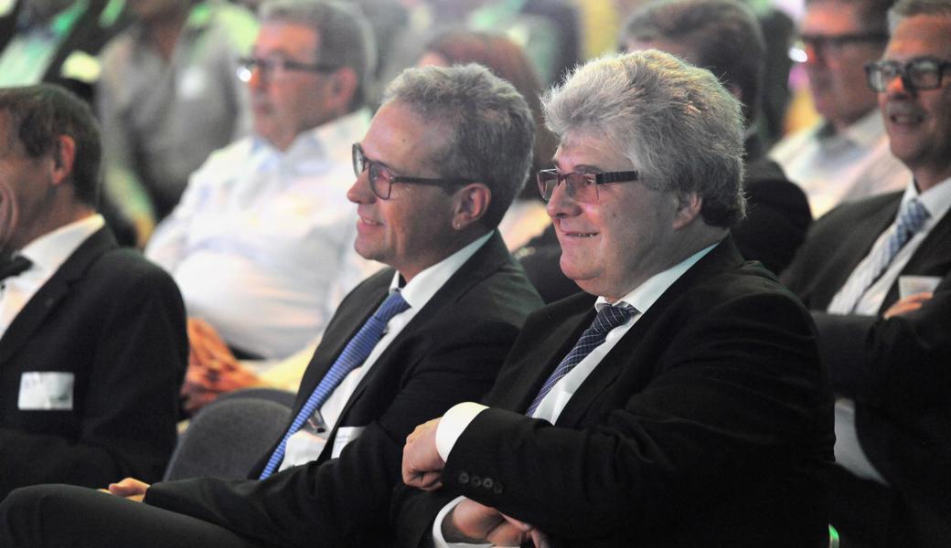 Aus Innerrhoden: Säckelmeister Ruedi Eberle und der zurückgetretene Ständerat Ivo Bischofberger.