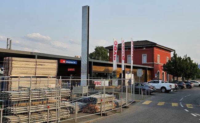 SBB erneuert Perrondächer am Bahnhof. Gearbeitet wird auch nachts