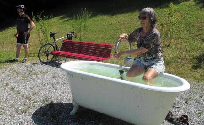 Badewanne erinnert ans Bad Kobelwies