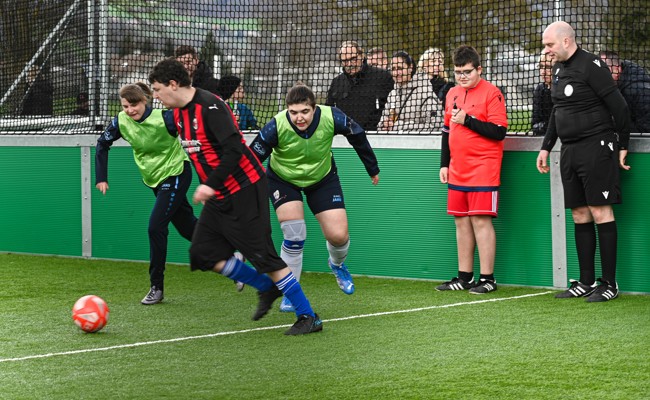 PluSport und FCW führten ein inklusives Fussballturnier durch