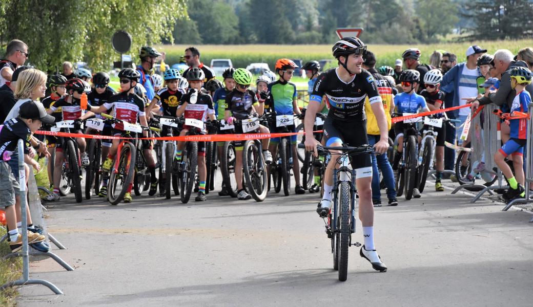 Bahnfahrer Simon Vitzthum fuhr mit der U13-Kategorie.