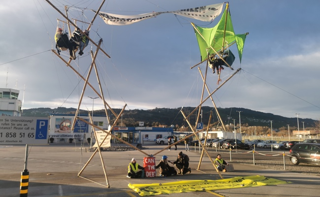 Klimaprotest am Flugplatz Altenrhein hat keine strafrechtlichen Folgen