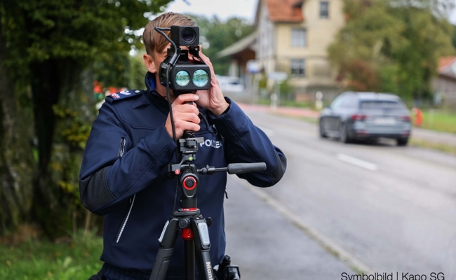 Auch in Altstätten: Kantonspolizei kontrollierte Geschwindigkeiten