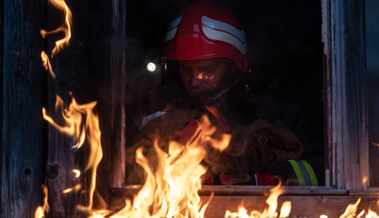 Es brannte bei der Firma Loacker Recycling in Lustenau