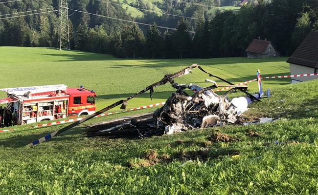 Heli-Unglück in Herisau