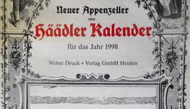 Vor 25 Jahren erschien der letzte «Häädler Kalender»