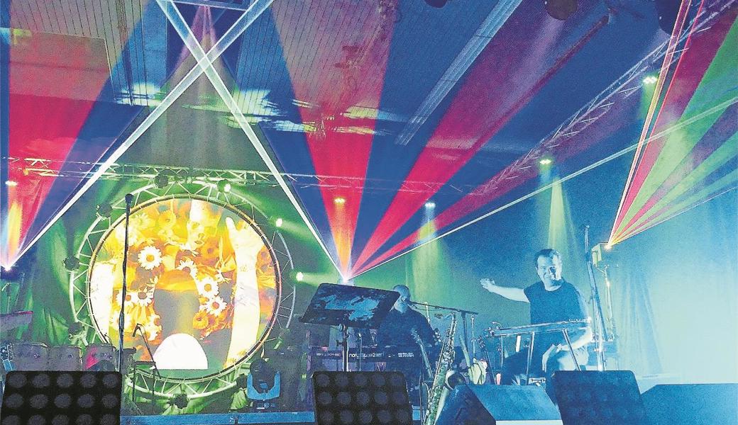 Das war früher einmal ultramodern: Eine Lasershow zu den Klängen Pink Floyds.