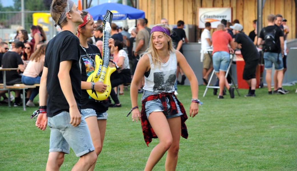 Luftgitarre für Fortgeschrittene.