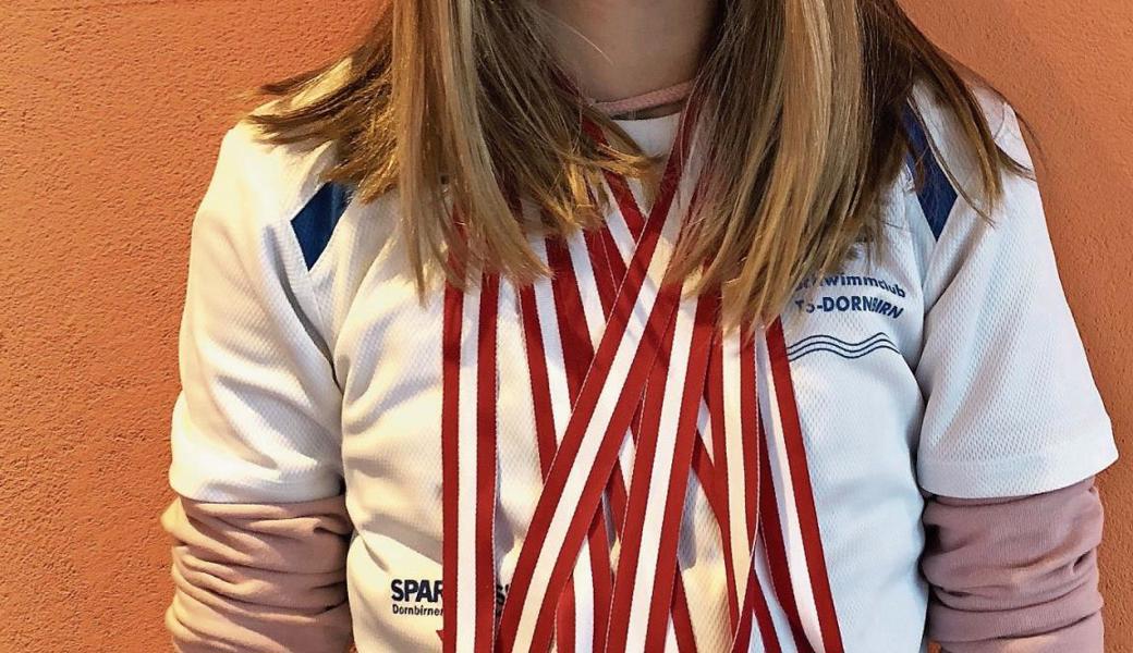 Die Widnauerin Janine Schelling gewann vier Medaillen und wurde dreimal Vierte.