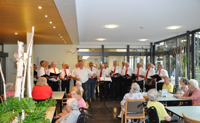 Stimmungsvoller Abend im Heimalltag