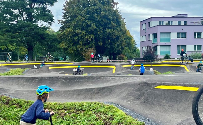 Beim Pumptrack gibt es eine Neuheit, aber auch ein Ärgernis fällt auf