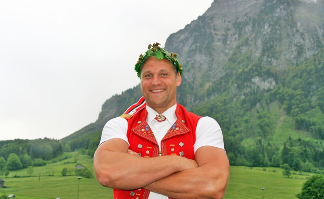 Ein König kommt zu Talk und Taufe nach Kriessern