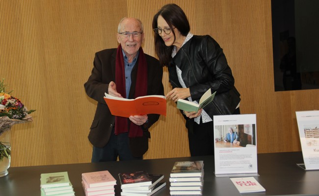 Peter Eggenberger las im Würth-Saal