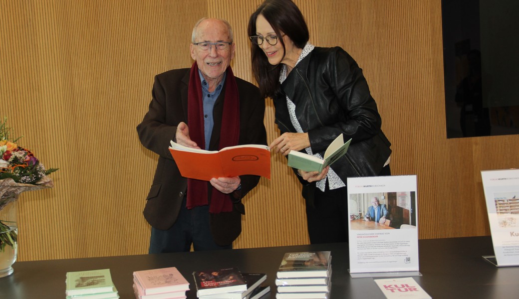 Peter Eggenberger las im Würth-Saal.