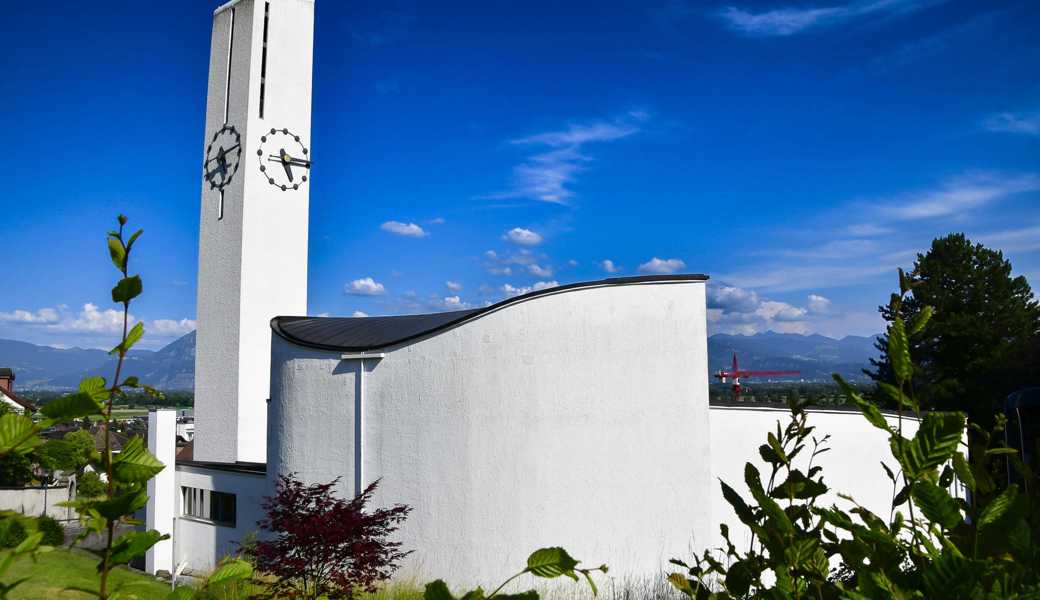 Das Herzstück der Pfarrei Rebstein, die an diesem Wochenende das 125-Jahr-Jubiläum feiert: Die Kirche St. Sebastian, die 1959/60 erbaut wurde.  