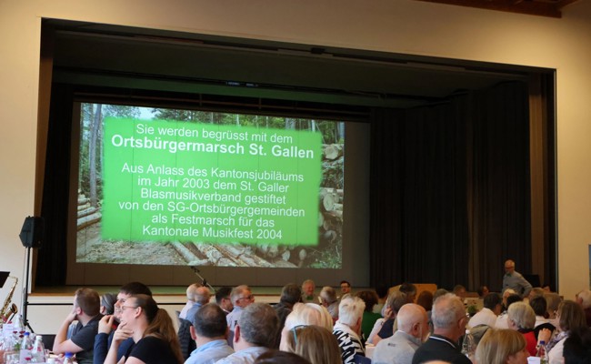 Revierförster Josef  Benz an Ortsbürgerversammlung geehrt