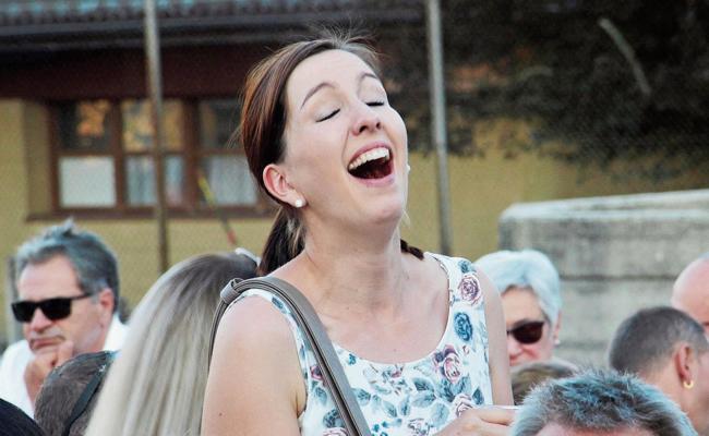 Lachen, auch über sich selbst