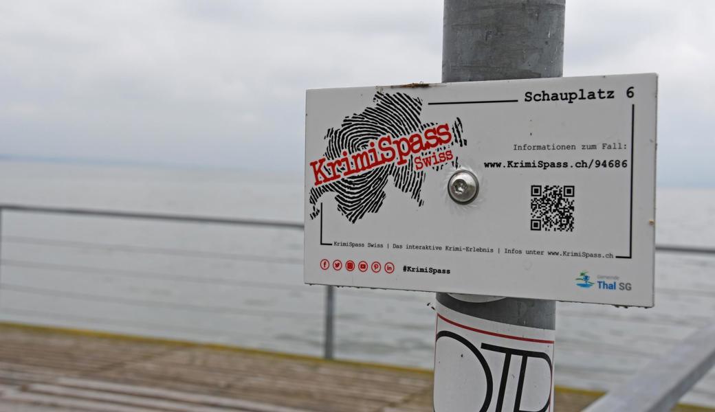 Scannt man den QR-Code, gibt es einen Hinweis zur "Akte Pierre Salzmann".