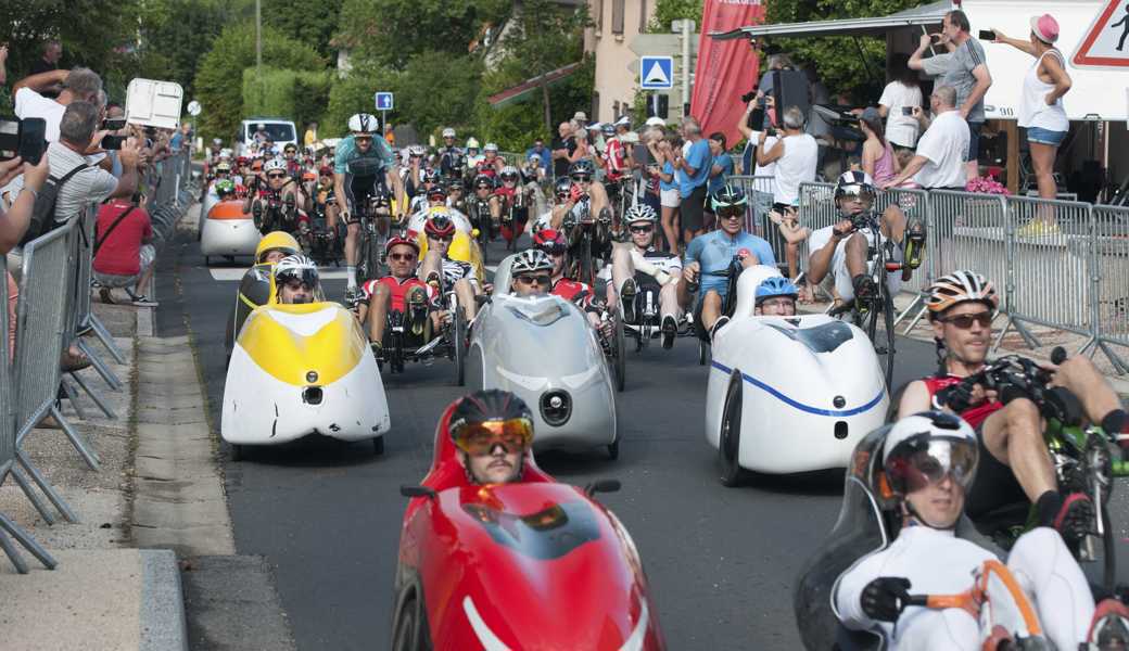 Die Liegevelo-WM findet jedes Jahr statt. 2019 war die kleine französische Gemeinde Nandax im Département Loire WM-Gastgeberin, die Titelkämpfe 2023 in Lustenau und St. Magrethen sind die ersten, die grenzüberschreitend ausgetragen werden. 